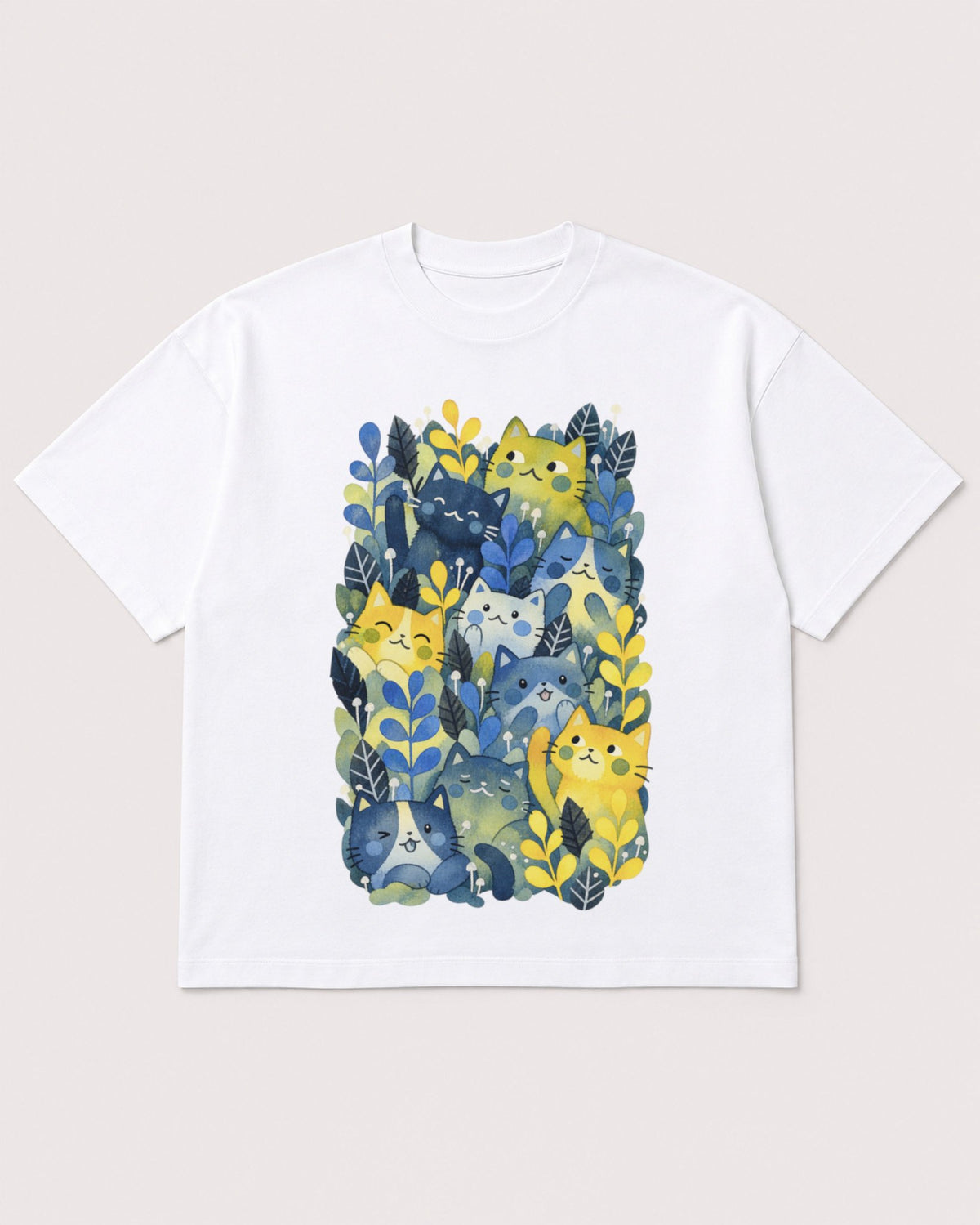 Mockup Boxy Heavyweight Tee White product