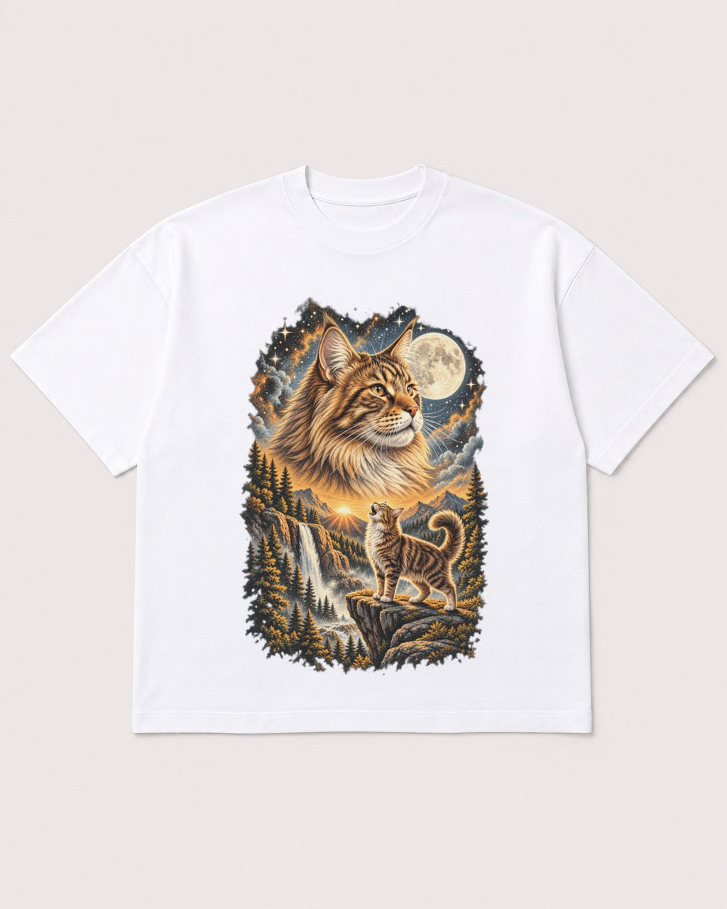 Mockup Boxy Heavyweight Tee White product