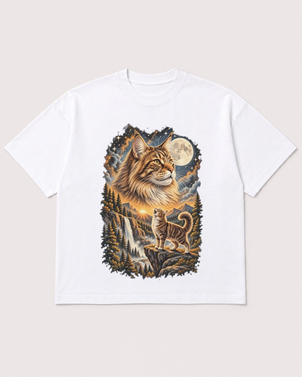 Mockup Boxy Heavyweight Tee White product