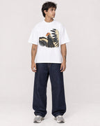 Mockup Boxy Heavyweight Tee White male full-body 06