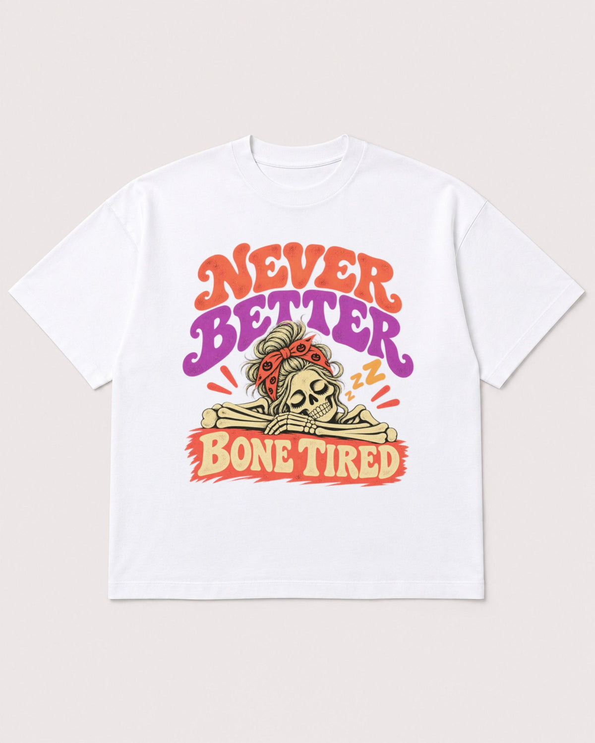 Mockup Boxy Heavyweight Tee White product
