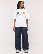 Mockup Boxy Heavyweight Tee White female full-body 04