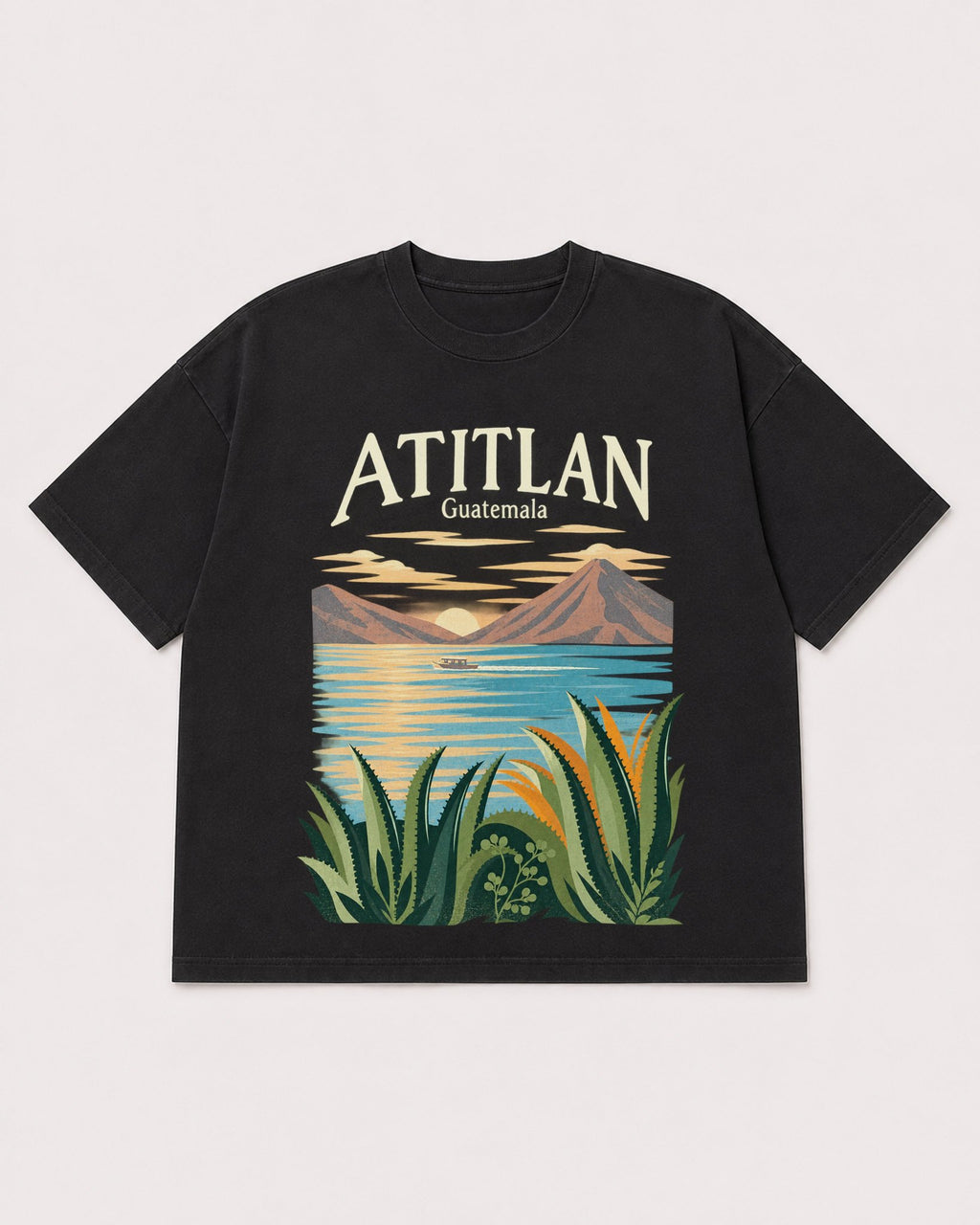 Mockup Boxy Heavyweight Tee Black product
