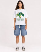 Mockup Boxy Heavyweight Tee White female full-body 06