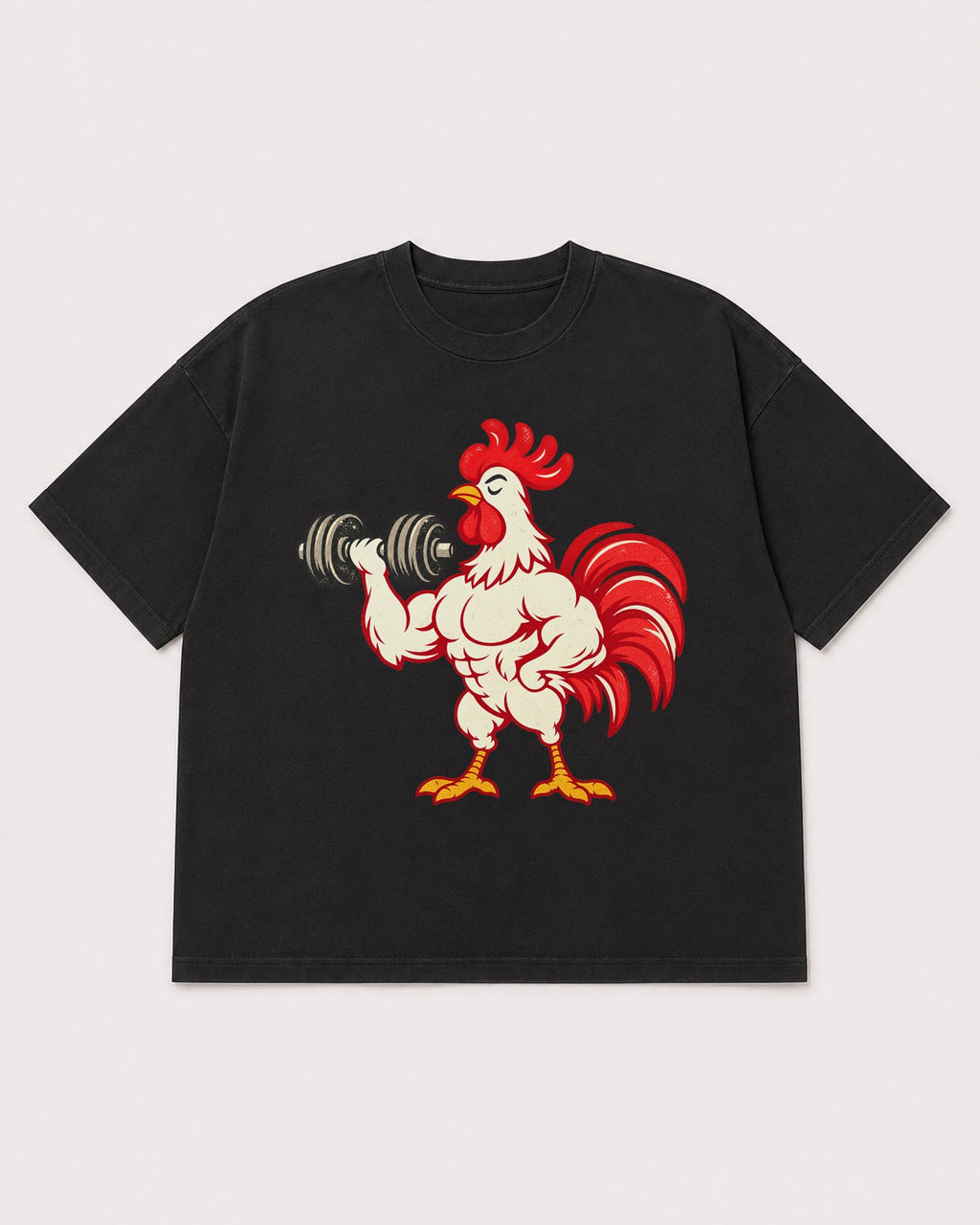 Mockup Boxy Heavyweight Tee Black product