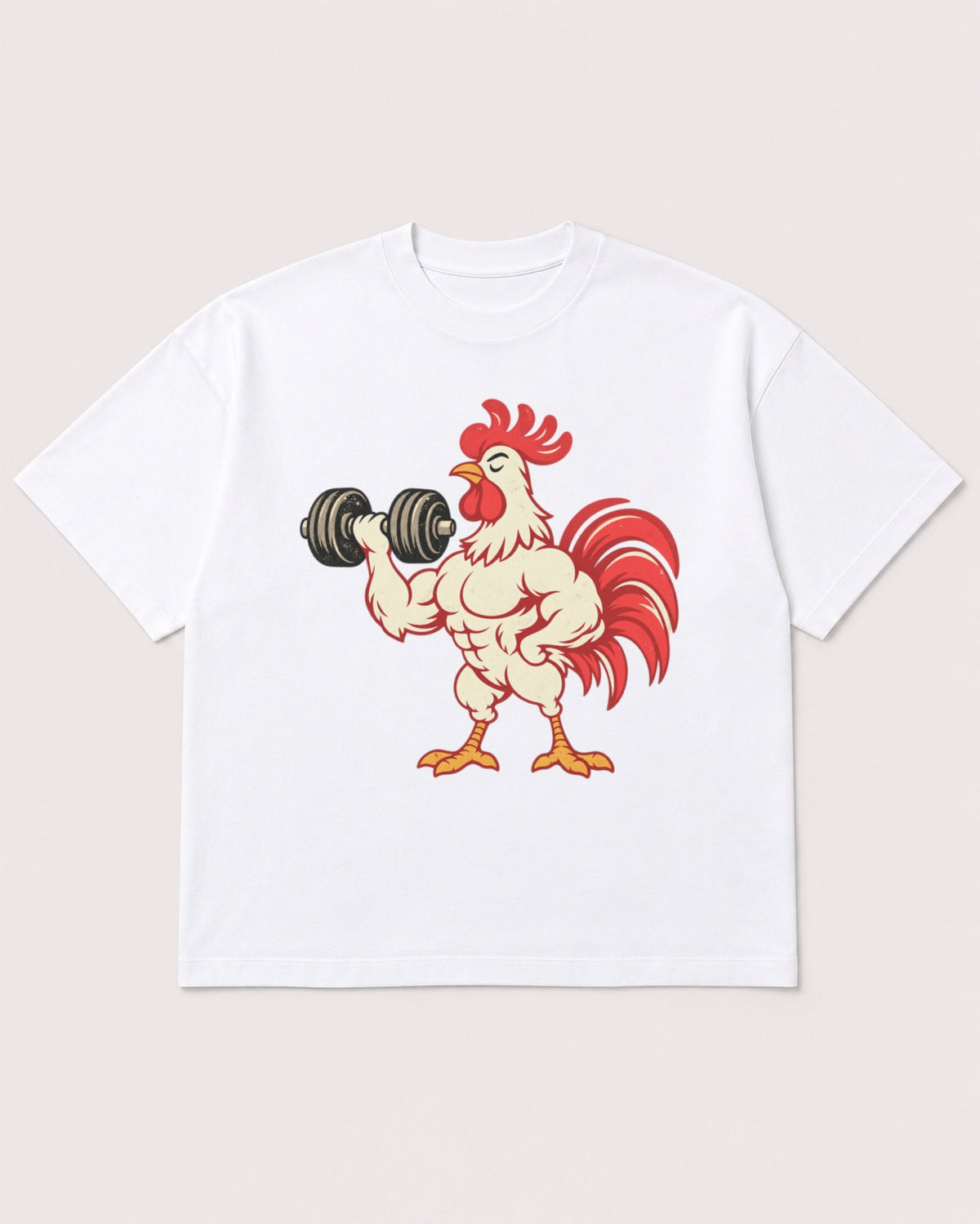 Mockup Boxy Heavyweight Tee White product