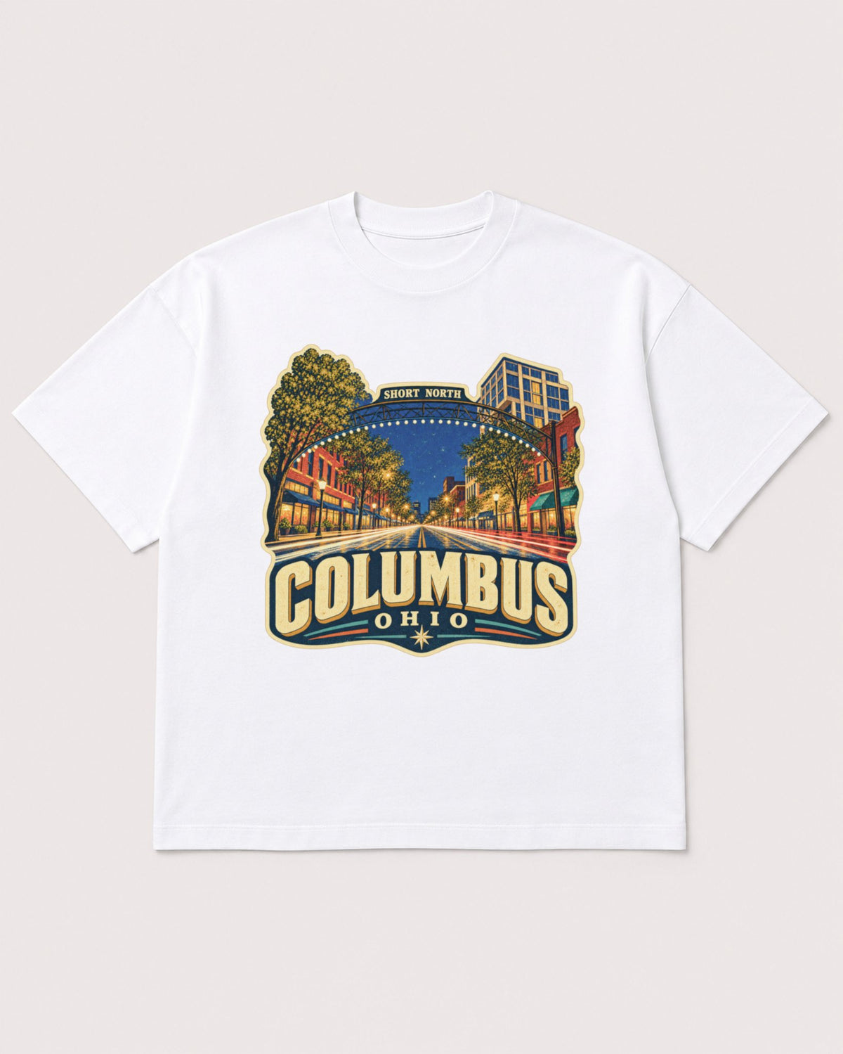 Mockup Boxy Heavyweight Tee White product