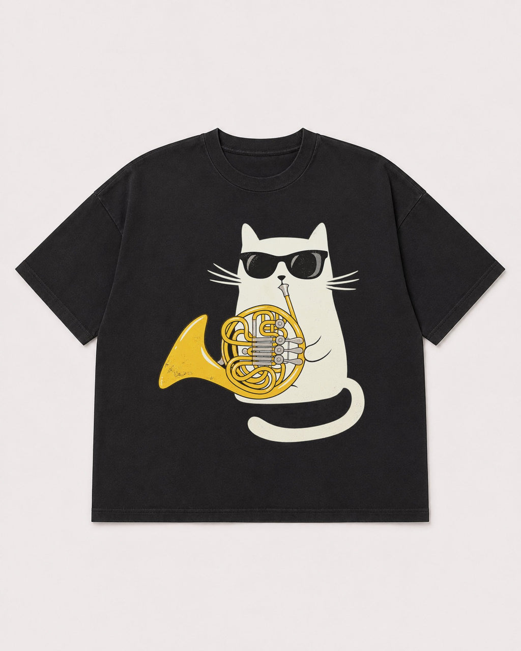 Mockup Boxy Heavyweight Tee Black product