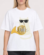 Mockup Boxy Heavyweight Tee White female close-up 08