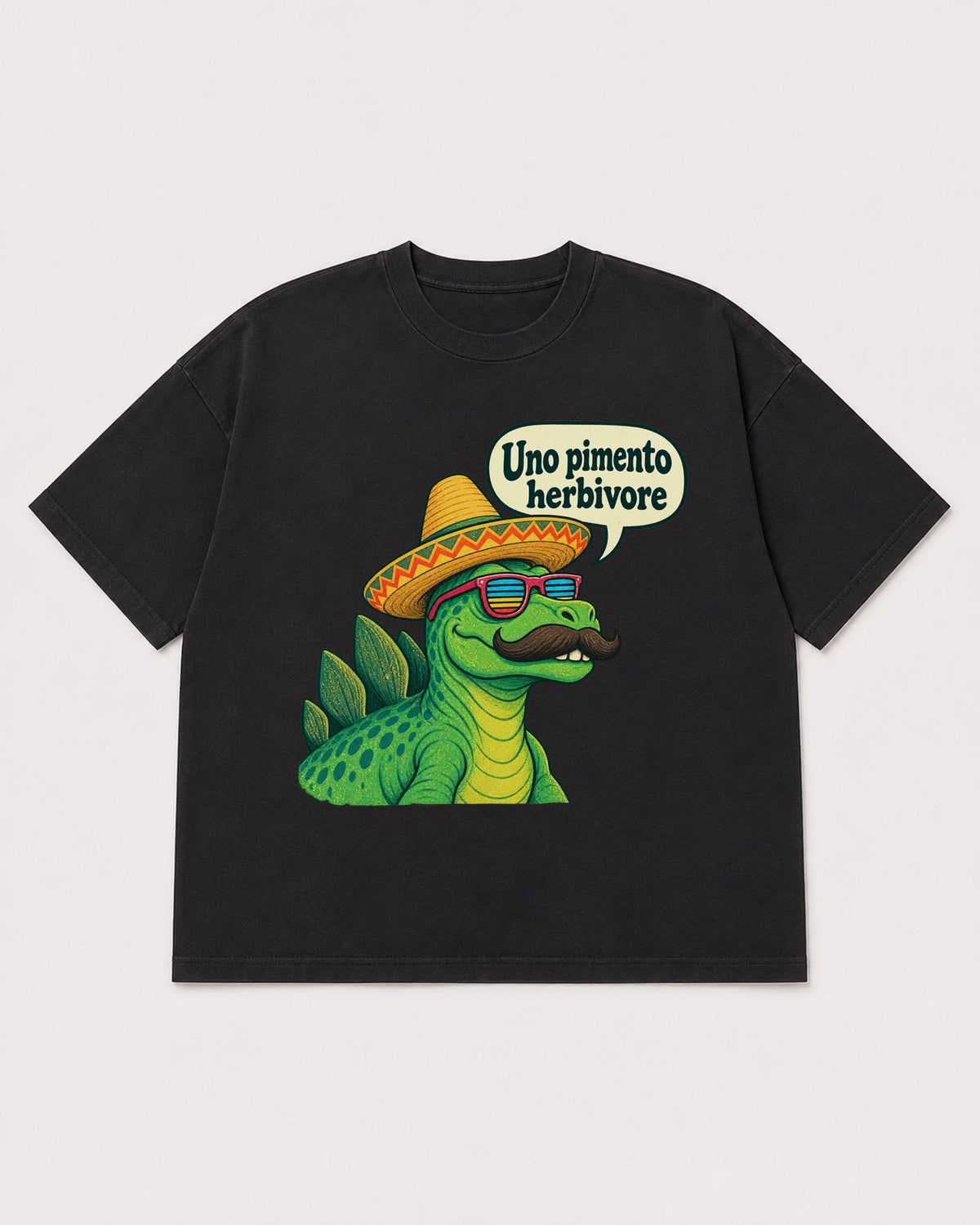 Mockup Boxy Heavyweight Tee Black product