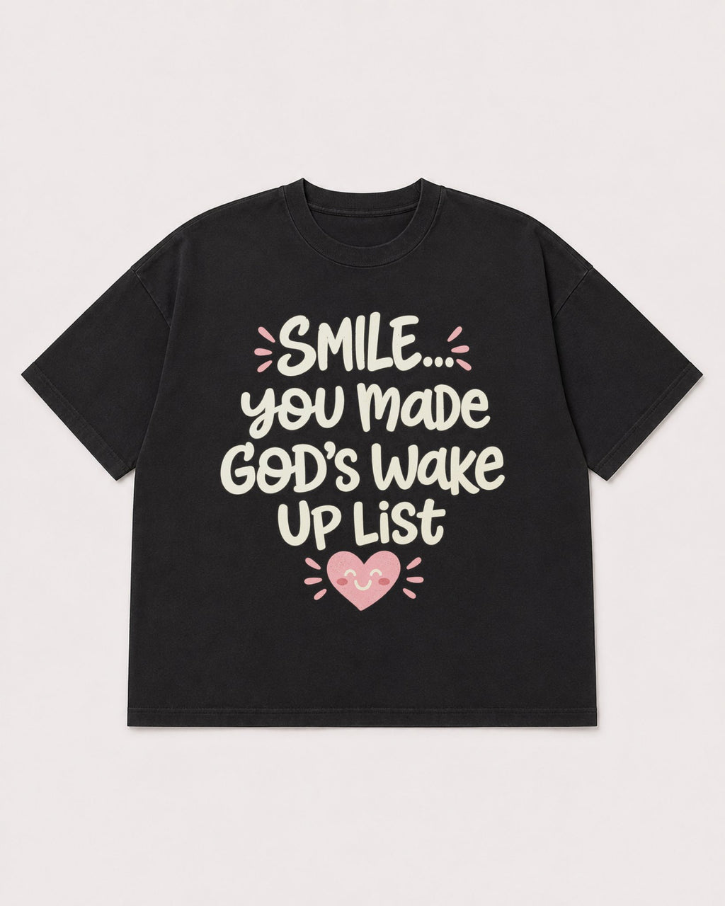 Mockup Boxy Heavyweight Tee Black product