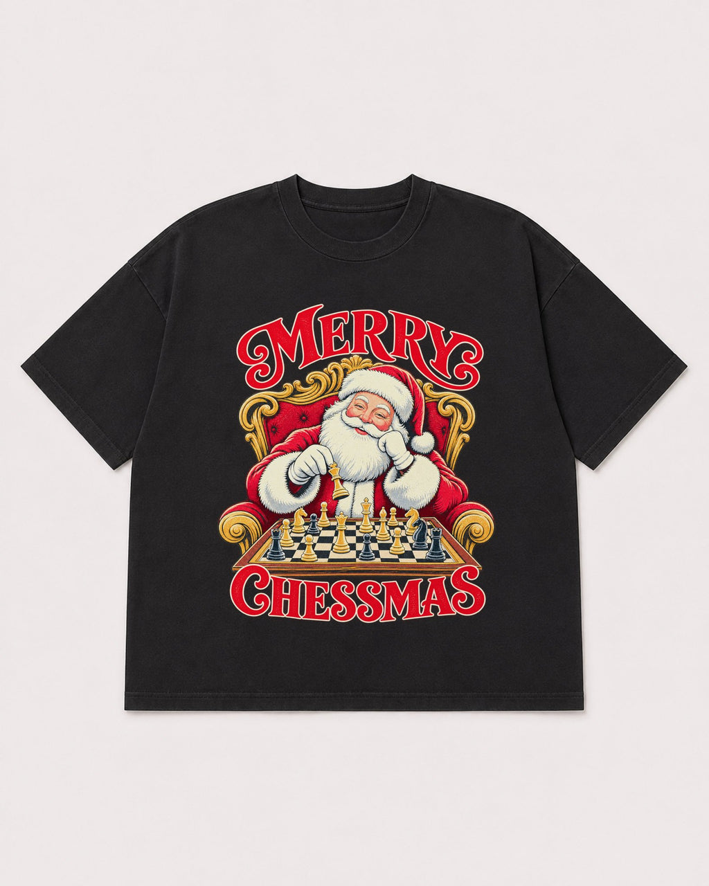 Mockup Boxy Heavyweight Tee Black product