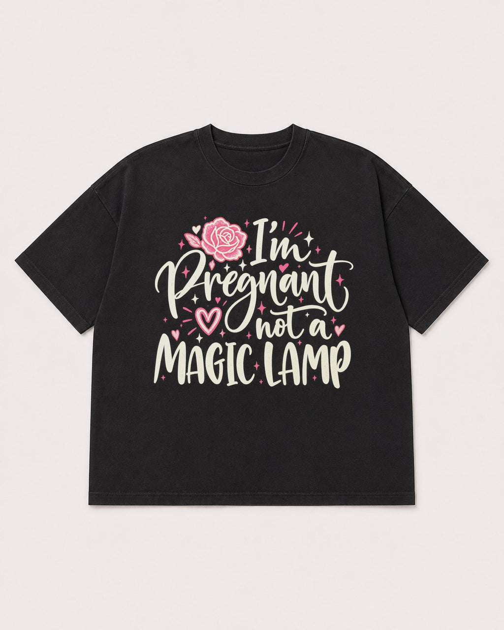 Mockup Boxy Heavyweight Tee Black product