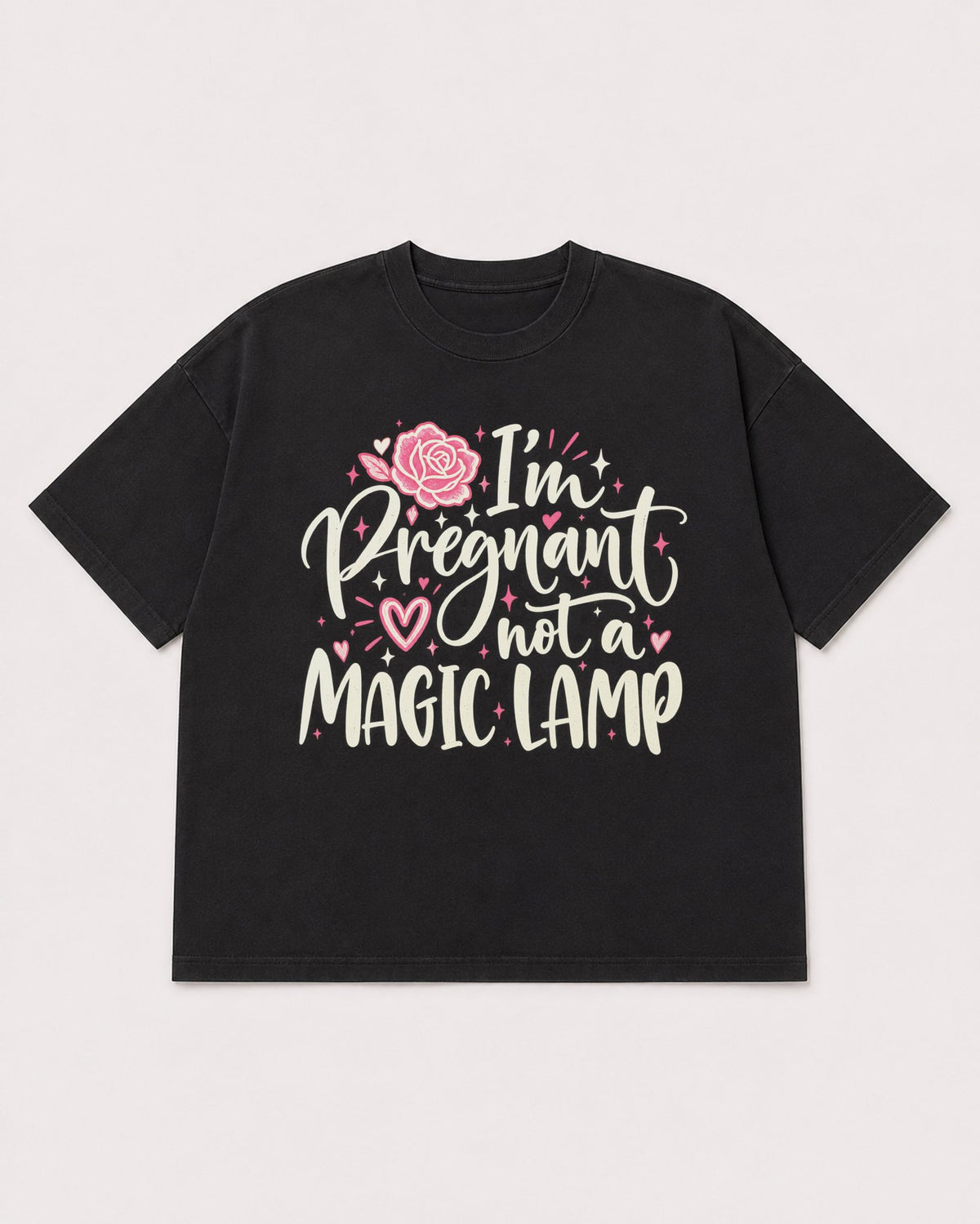 Mockup Boxy Heavyweight Tee Black product