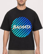 Mockup Boxy Heavyweight Tee Black male close-up 08