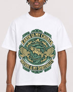Mockup Boxy Heavyweight Tee White male close-up 05