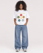 Mockup Boxy Heavyweight Tee White female full-body 05
