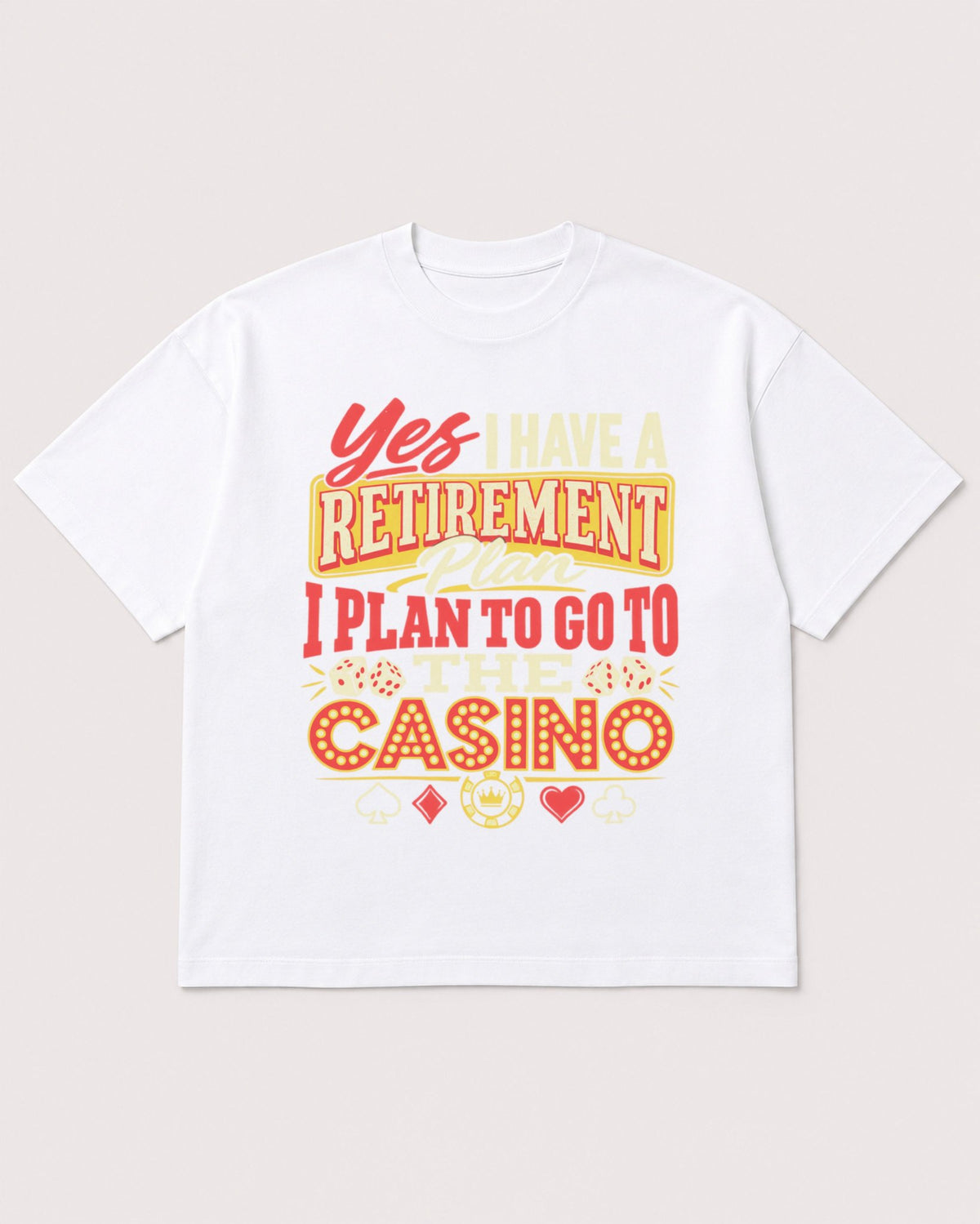 Mockup Boxy Heavyweight Tee White product