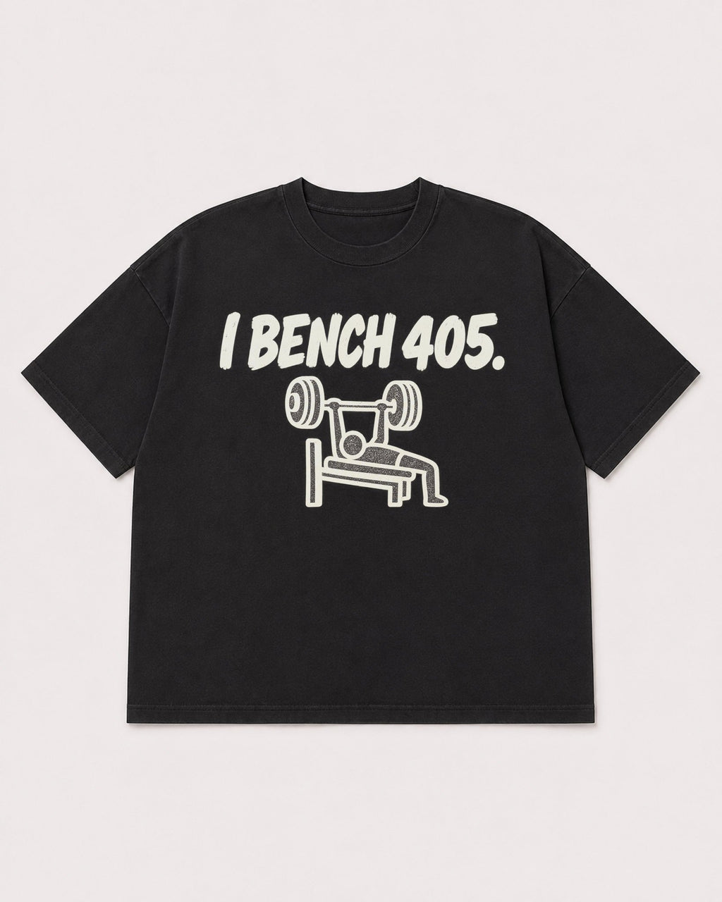 Mockup Boxy Heavyweight Tee Black product