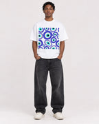 Mockup Boxy Heavyweight Tee White male full-body 05