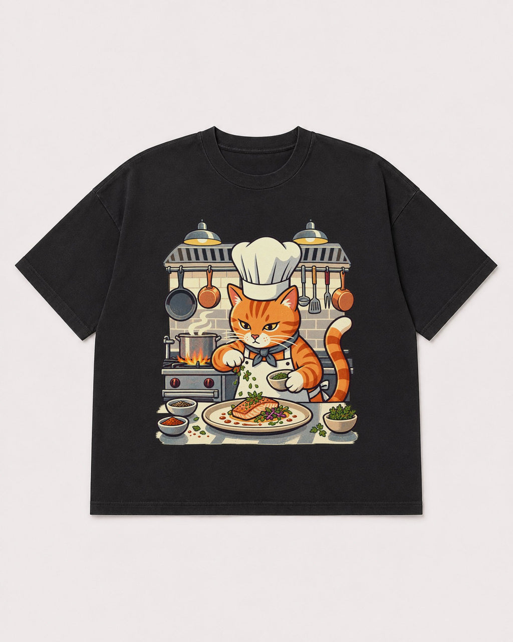 Mockup Boxy Heavyweight Tee Black product