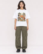 Mockup Boxy Heavyweight Tee White female full-body 02