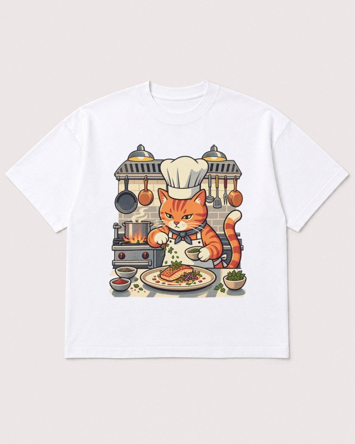 Mockup Boxy Heavyweight Tee White product