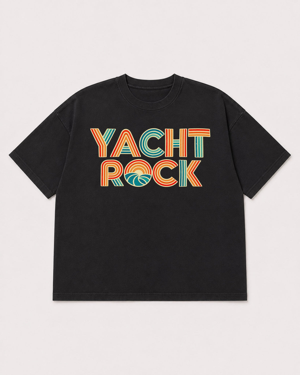 Mockup Boxy Heavyweight Tee Black product