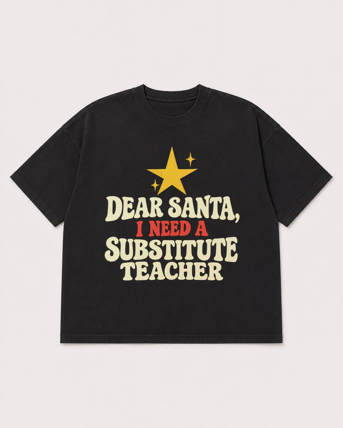 Mockup Boxy Heavyweight Tee Black product