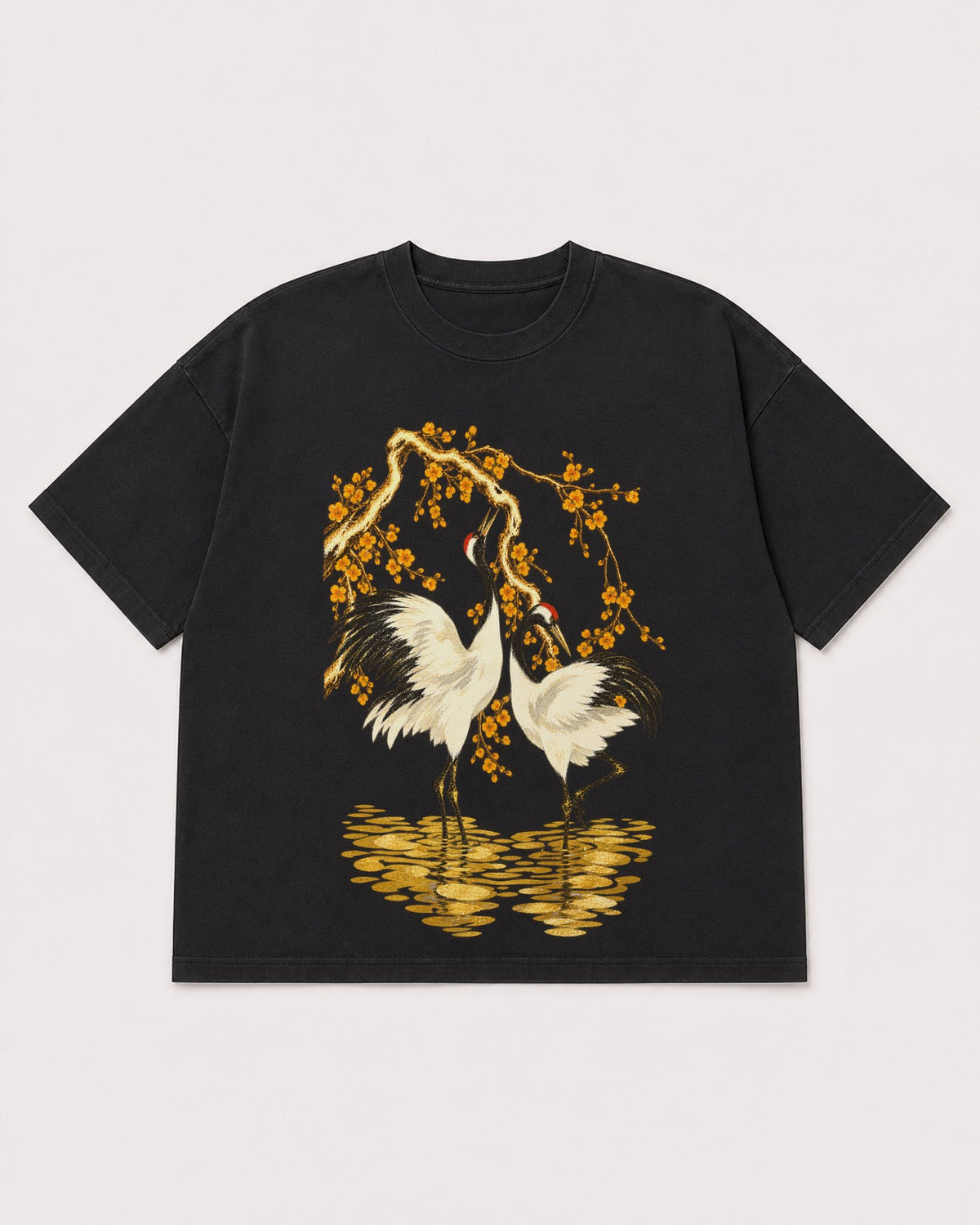 Mockup Boxy Heavyweight Tee Black product
