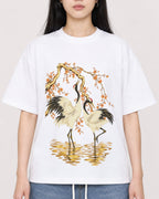 Mockup Boxy Heavyweight Tee White female close-up 01
