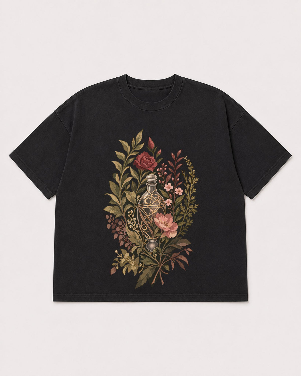 Mockup Boxy Heavyweight Tee Black product