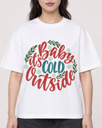 Mockup Boxy Heavyweight Tee White female close-up 03