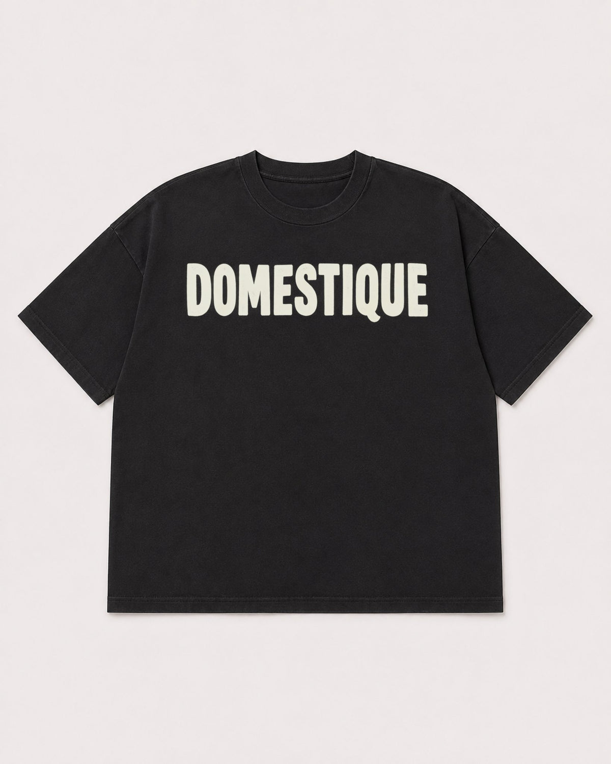 Mockup Boxy Heavyweight Tee Black product