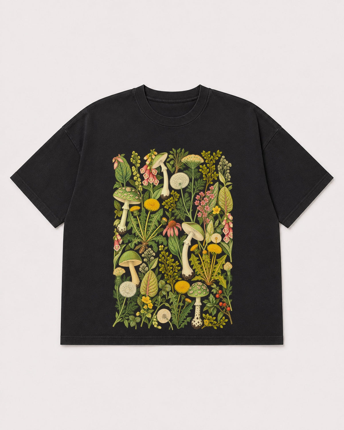 Mockup Boxy Heavyweight Tee Black product