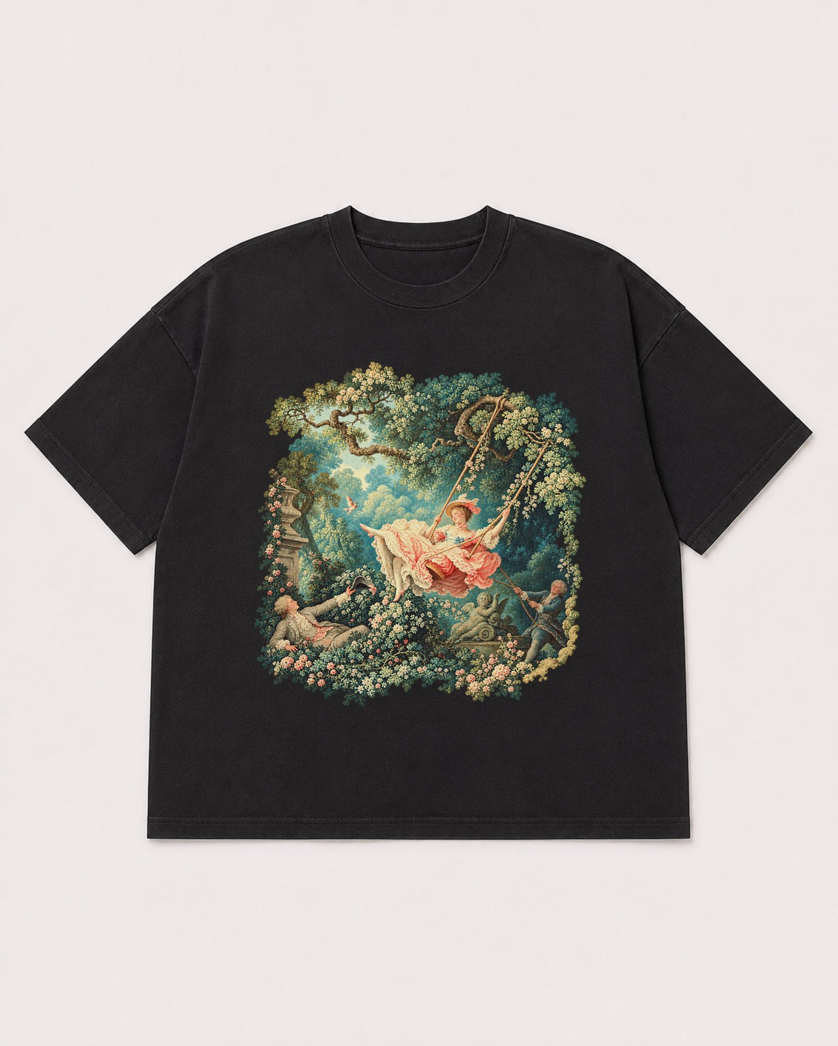 Mockup Boxy Heavyweight Tee Black product
