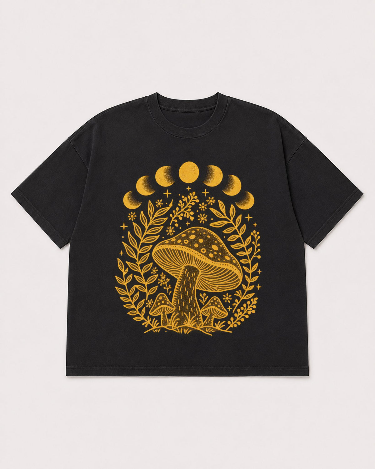 Mockup Boxy Heavyweight Tee Black product