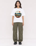 Mockup Boxy Heavyweight Tee White female full-body 02