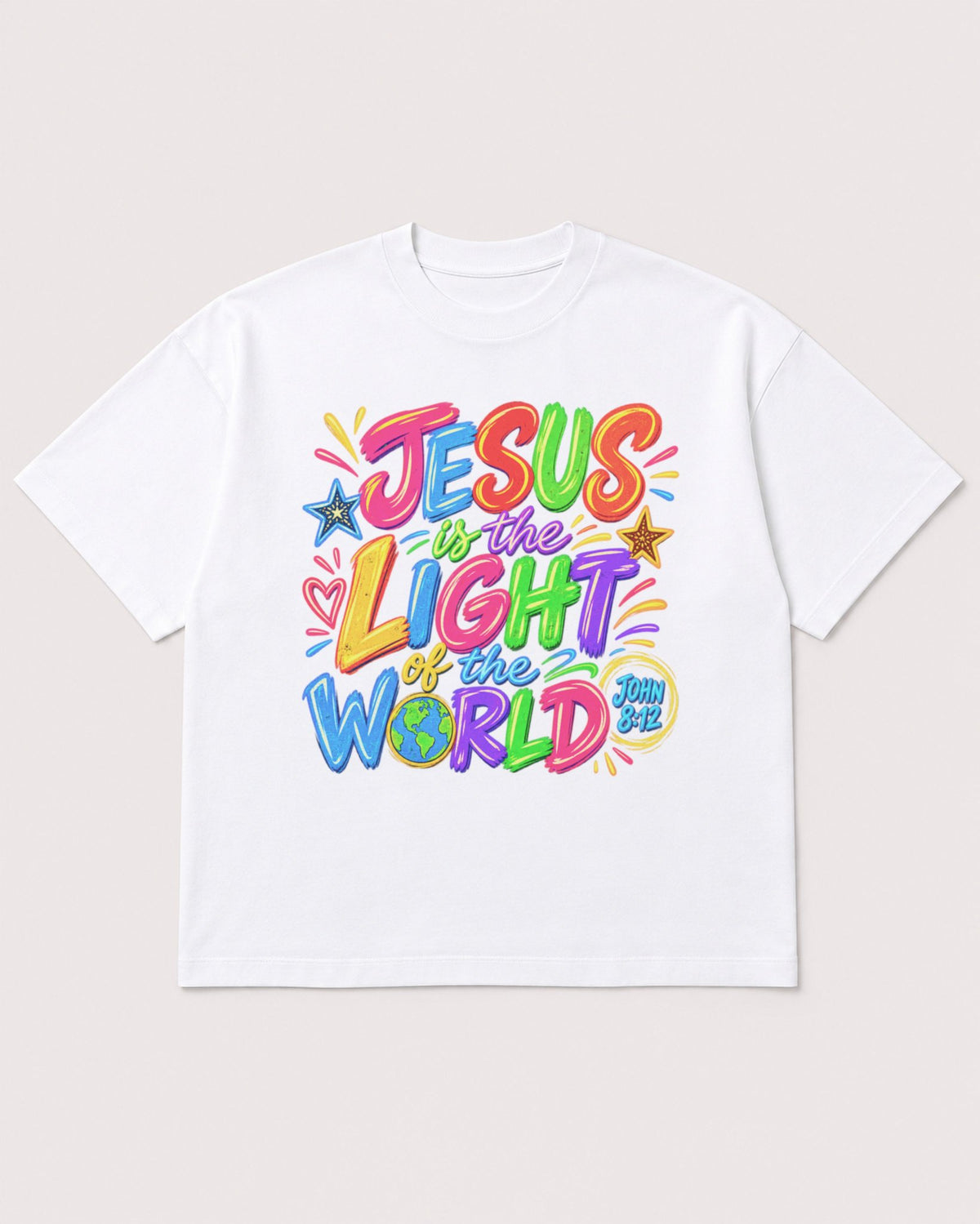 Mockup Boxy Heavyweight Tee White product