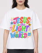 Mockup Boxy Heavyweight Tee White female close-up 03
