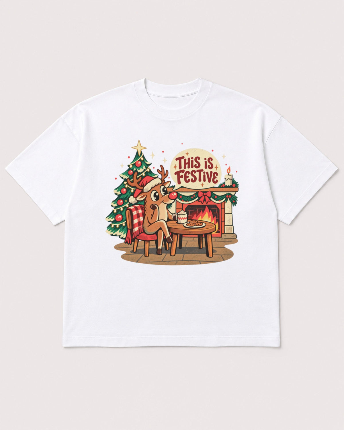 Mockup Boxy Heavyweight Tee White product