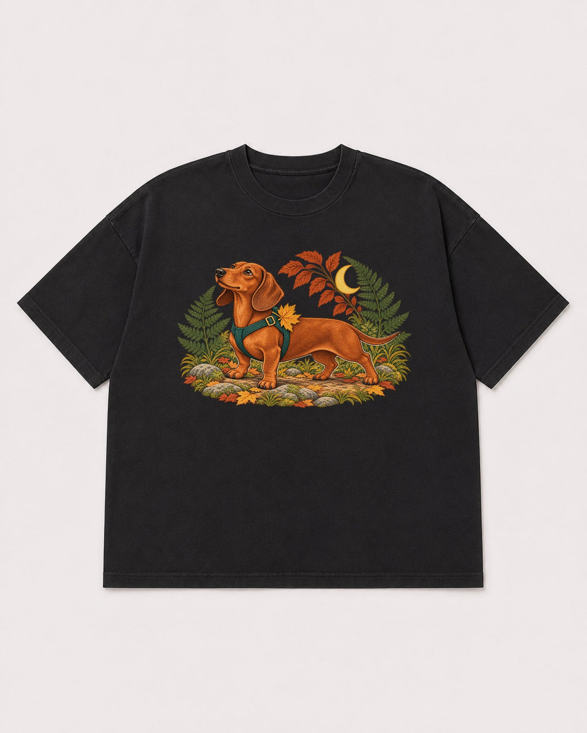 Mockup Boxy Heavyweight Tee Black product