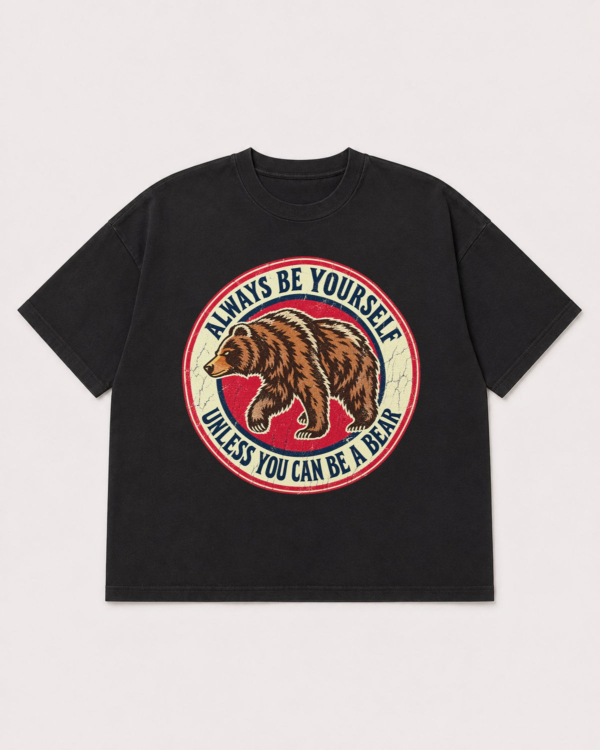 Mockup Boxy Heavyweight Tee Black product