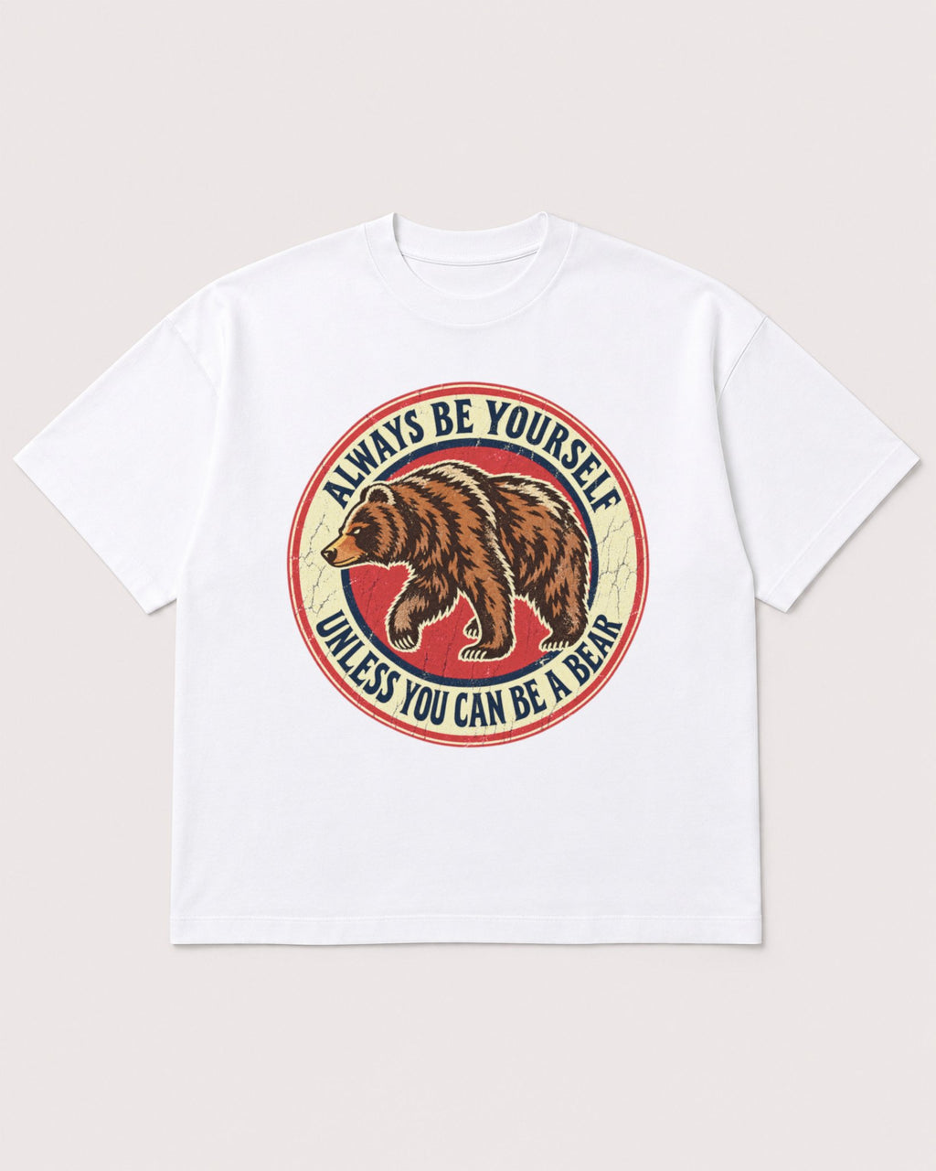 Mockup Boxy Heavyweight Tee White product