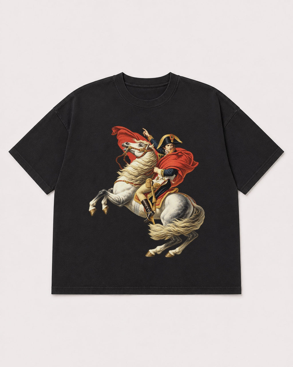 Mockup Boxy Heavyweight Tee Black product