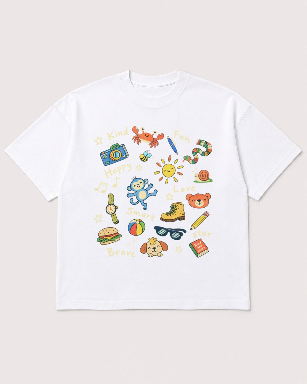 Mockup Boxy Heavyweight Tee White product