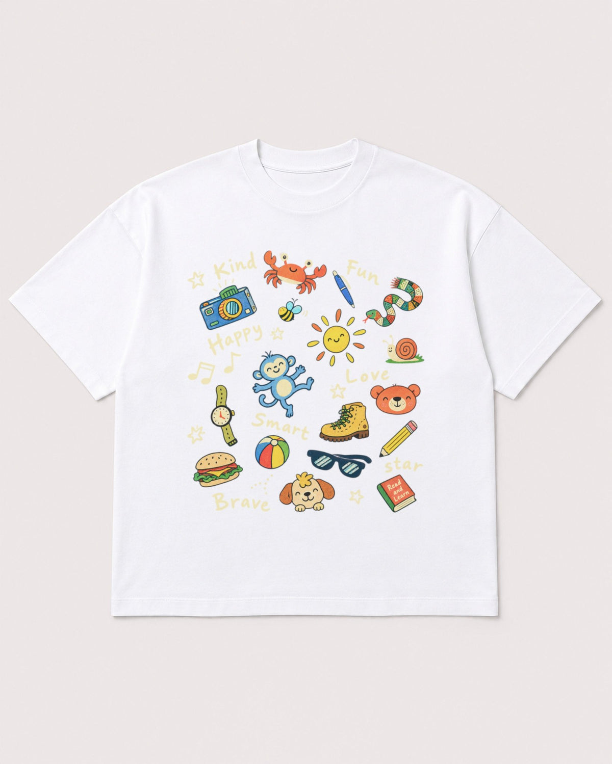 Mockup Boxy Heavyweight Tee White product