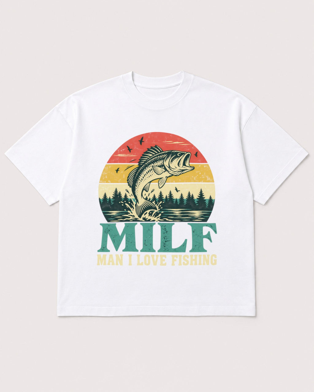 Mockup Boxy Heavyweight Tee White product
