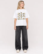 Mockup Boxy Heavyweight Tee White female full-body 08