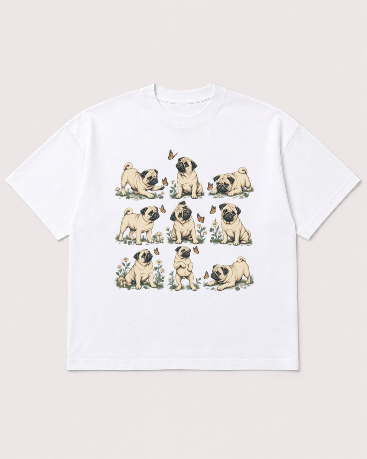 Mockup Boxy Heavyweight Tee White product